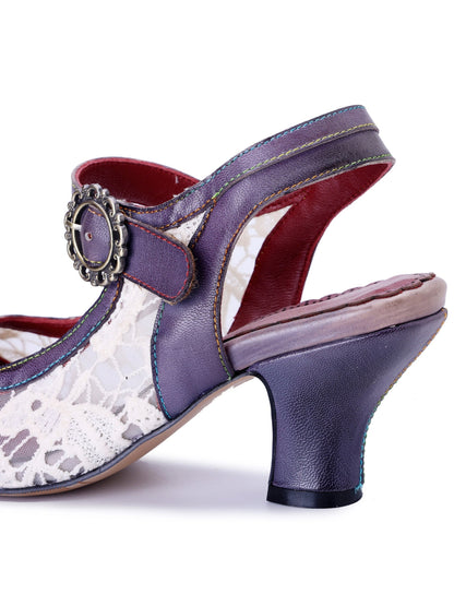 Soffia | Dylin Leather Oxford - navy