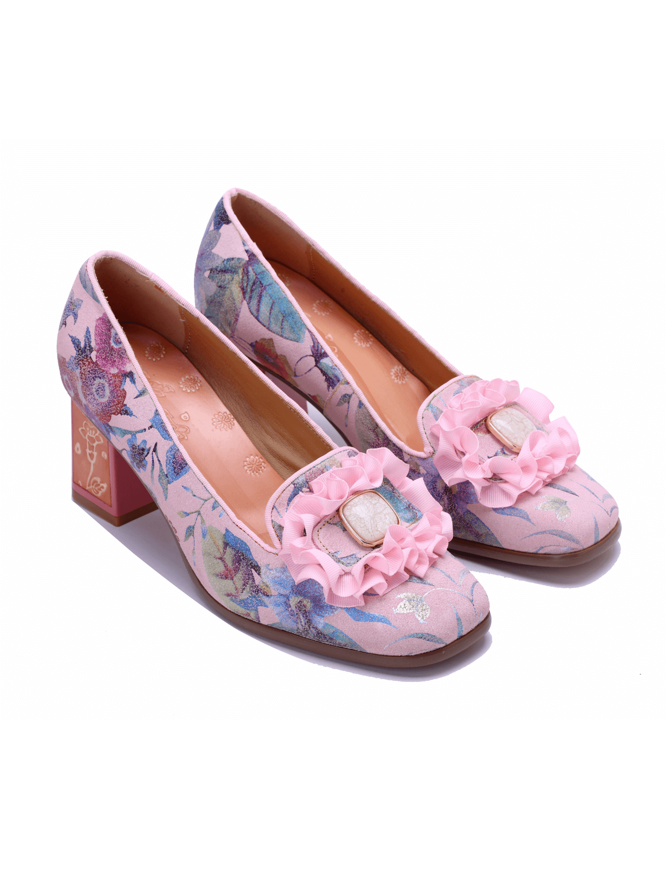 Soffia | Marney Floral Printed Leather Pump