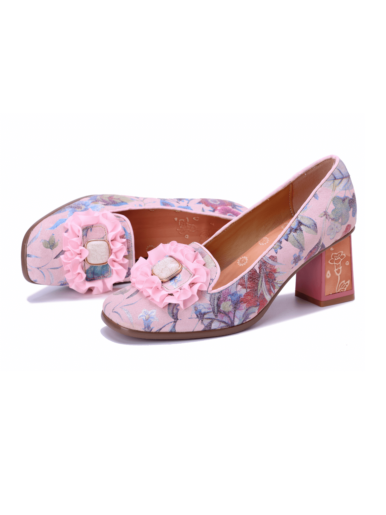 Soffia | Marney Floral Printed Leather Pump