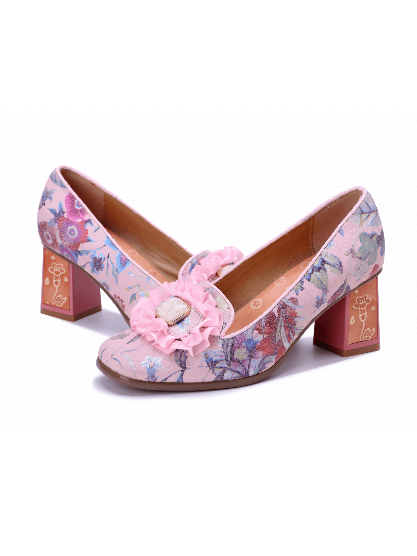 Soffia | Marney Floral Printed Leather Pump