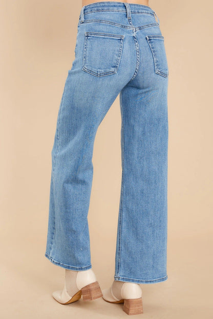 Motivated High Rise Wide Leg Jeans