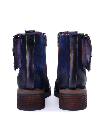 Soffia | Cecilie Suede Leather Combat Boots