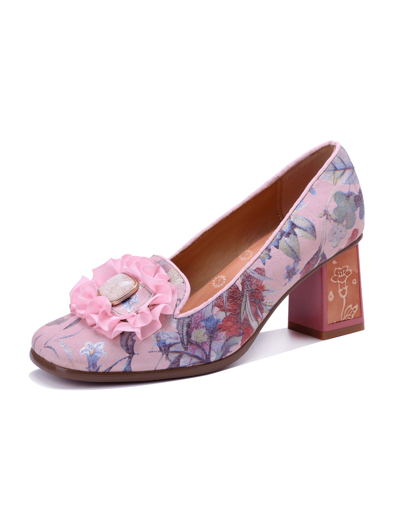 Soffia | Marney Floral Printed Leather Pump