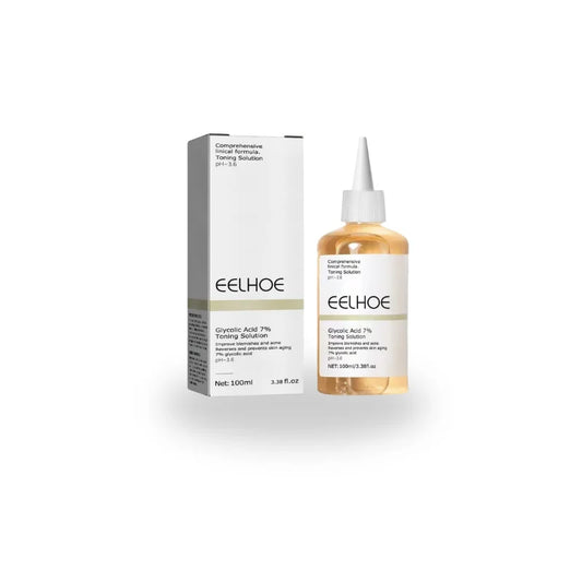 EELHOE Glycolic Acid 7% Toning Solution - Exfoliate, Brighten and Renew