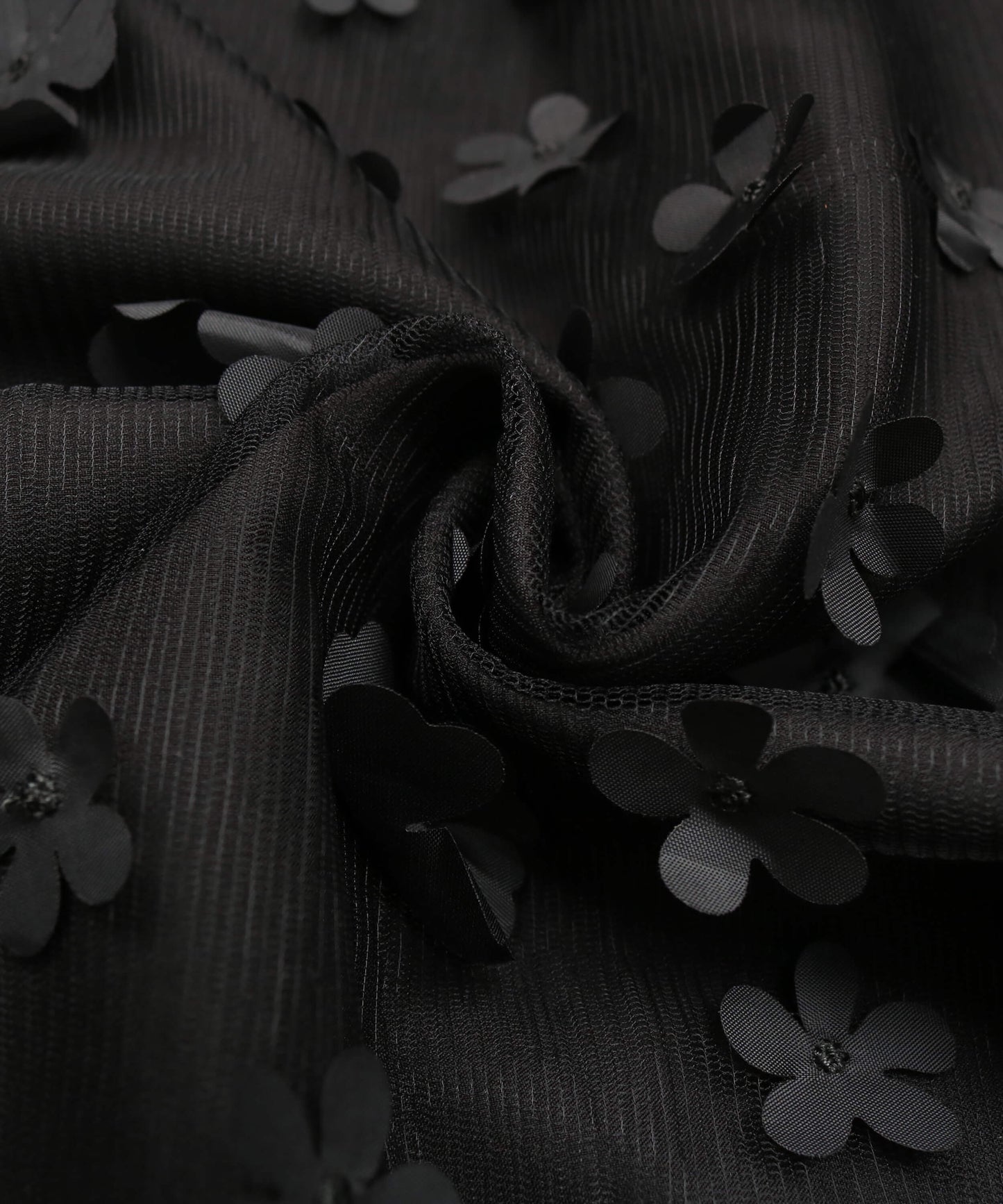 Essie Floral Appliqué Mini Dress