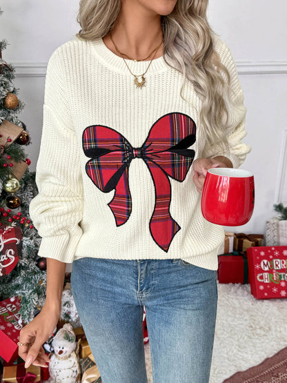 Imena Christmas Bow Sweater