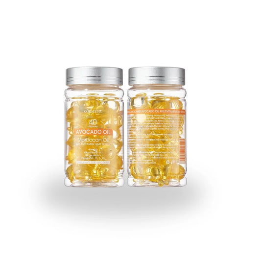 Avocado Oil + Moroccan Oil Hair Capsules - Intensive Nourishment & Repair